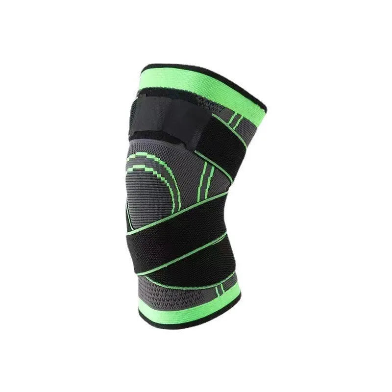 NEW 1PC Sports Kneepad Men Pressurized Elastic Knee Pads Support Fitness Gear Basketball Volleyball Brace Protector