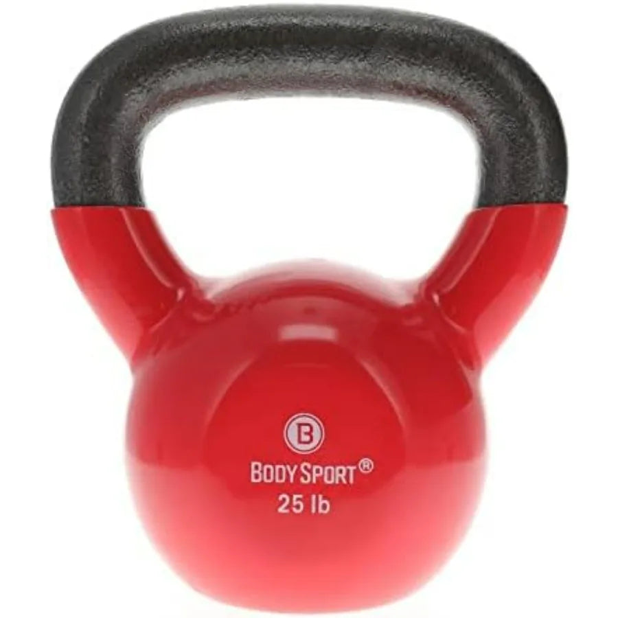 Cast Iron Vinyl Coated Kettlebells – Kettlebell for Weight Lifting – Strength Training Kettlebell – Professional Fitness for Gym