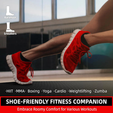 Extra Thick 7mm High-Density Exercise Mat, Multiple Sizes for Home Gym, Cardio, Yoga & MMA