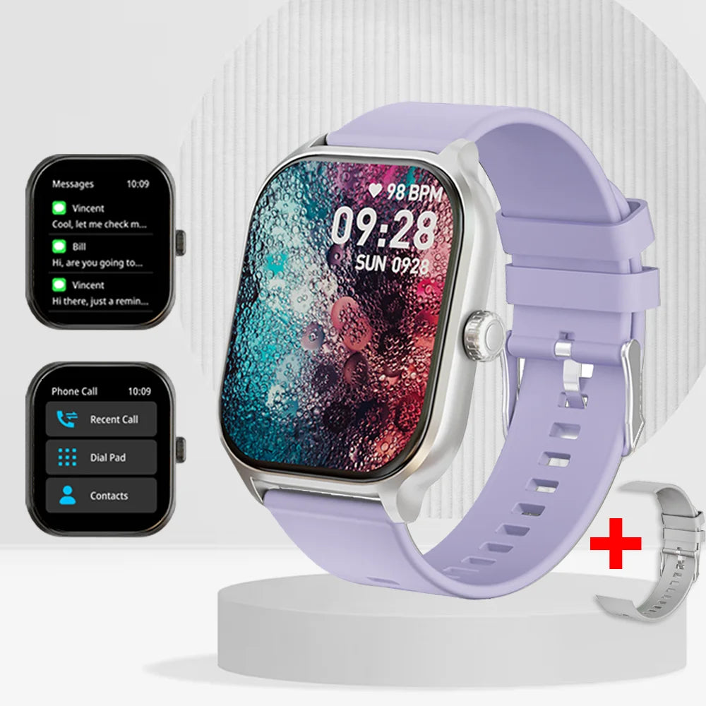 LAXASFIT 2025 New Smart Watch Bluetooth Call/Dial Multiple Sports Modes SMS Alert IP68 Waterproof Sports Smart Watch