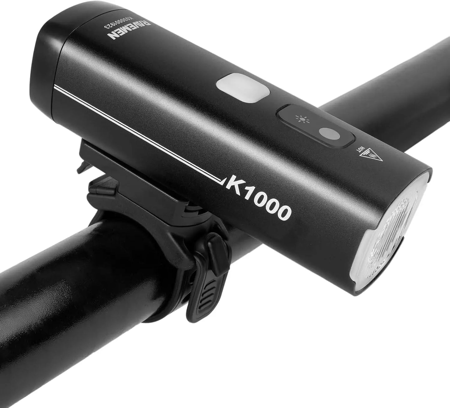 K1000 Smart Front Bike Light, 1000 Lumen USB-C Rechargeable with Auto Brightness