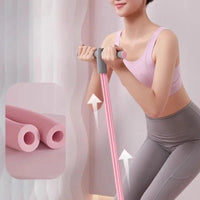 Premium Foot Pedal Resistance Band, NBR Foam & TPE Tube Construction, Lightweight Compact, Good Rebound for Home Abdominal & Leg