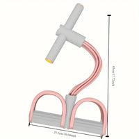 Premium Foot Pedal Resistance Band, NBR Foam & TPE Tube Construction, Lightweight Compact, Good Rebound for Home Abdominal & Leg