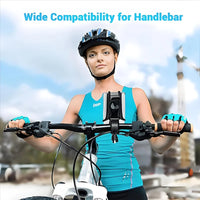 Multi-Function Rotating Silicone Bike Phone Mount – Hands-Free Bicycle & E-Bike Phone Holder with 4-Corner Lock Design