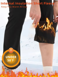 3-Pack Women's Solid Skinny Black Flare Leg Pants,High Waist Stretch Flared Pants, Sports Yoga Pants Compression Leggings