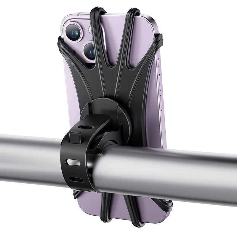 1-Pack Heavy-Duty Phone Holder - New Year's Fitness Gear for Gym Bike & Treadmill with One-Second Lock