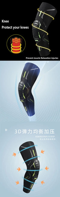 New sports Kneepad Men Pressurized Elastic Knee Pads Support Fitness cycling bike Gear Basketball Volleyball Brace Protector