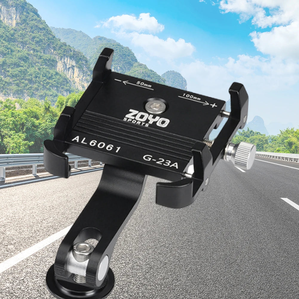 Bike Phone Mount Bicycle Phone Clip Anti-Shake Bike Phone Holder Clamp Adjustable Bicycle Mobile Phone Support for MTB Road Bike