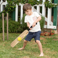 1 Set Kids Cricket Set Sturdy EVA Material Teaching Social Skills Physical Fitness Motor Skills Balance Hand Eye Coordination