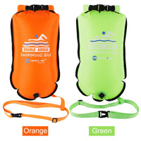 20L Inflatable Open Swimming Buoy Tow Float Dry Bag With Waist Belt For Boating Rafting Swimming Bucket Water Sport Safety Bag