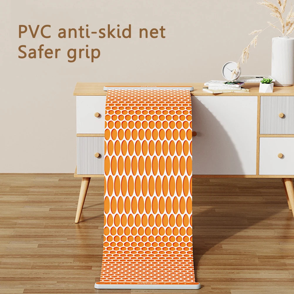 140/180/200CM Yoga Sliding Mat Sport Fitness Glide Pilates Skating Training Board Mat for Ice Hockey Roller Skating Leg Exercise