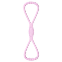Figure 8 Yoga Resistance Band 35 LB Soft Silicone Exercise Band Quick Rebound Fitness Resistance Band Gym Stretching Pilates