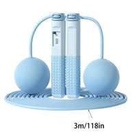 Fitness Jump Rope Body Muscle Training Cordless Jump Rope Ball With Non-Slip Handle Counter Weighted Cordless Jump Rope For Men