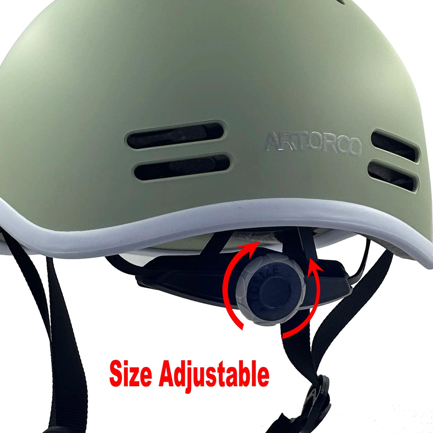ARTOROO Scooter Sport Helmet for Adults & Teens - Size Adjustable Bike Helmet for Skateboard, Cycling, Roller Skating, and Urban