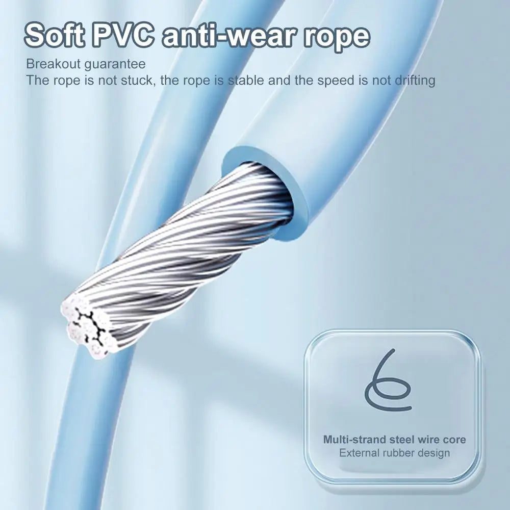 Fitness Jump Rope Body Muscle Training Cordless Jump Rope Ball With Non-Slip Handle Counter Weighted Cordless Jump Rope For Men