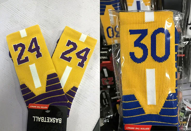 Professional Star Basketball Socks Elite Thick Sports Socks Adults Kids Non-slip Breathable Durable Towel Bottom Sports Socks