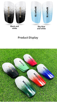 Loogdeel 1 Pair Soccer Shin Guards Insert Board Boy Training Legging Protective Football Protectors Pads Adult Kids Shinguards