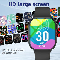 Smart Watch Bluetooth Call Message Display Fitness Monitoring Bracelet Christmas Gift Suitable for Android iPhone