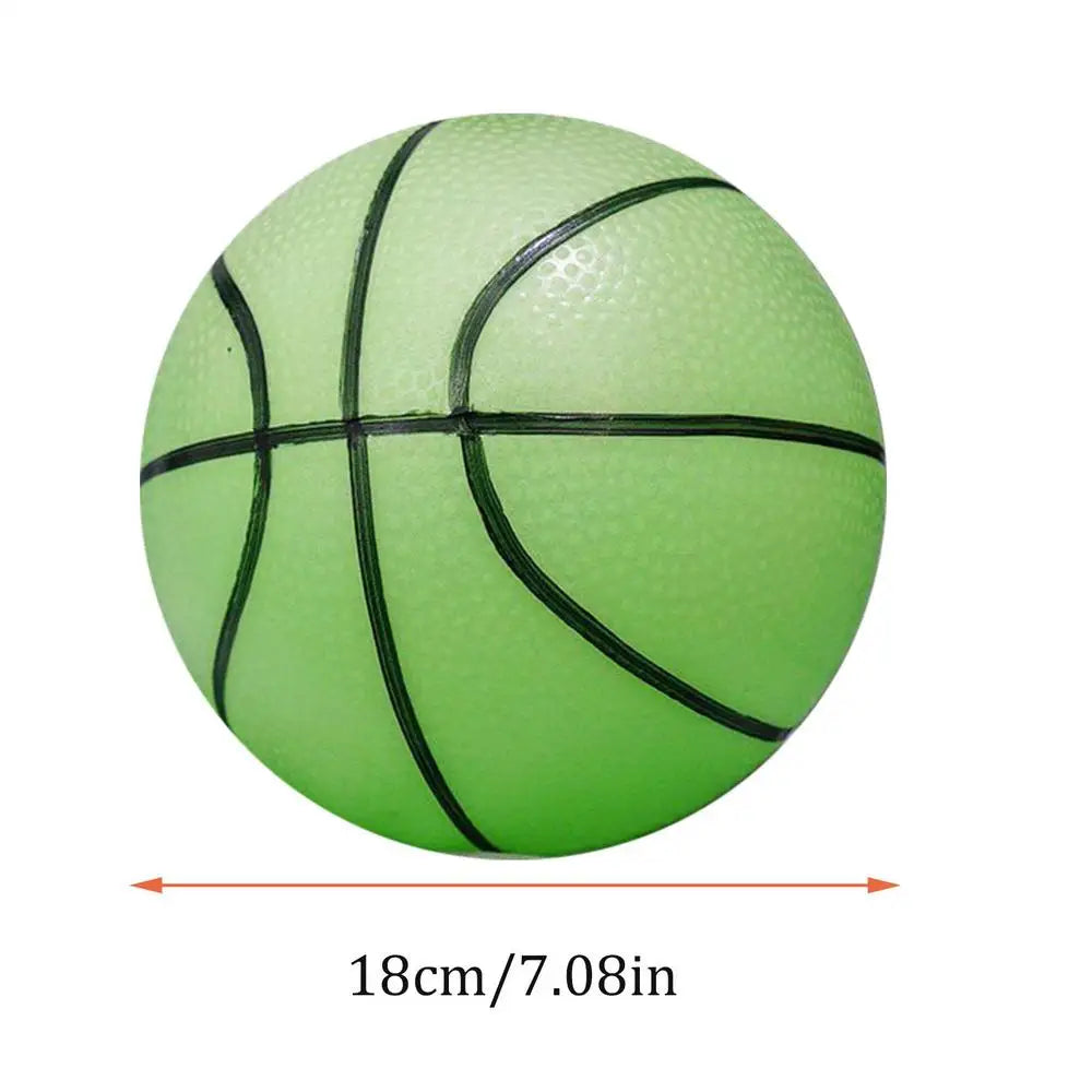 Luminescent Basketball Light Up Glowings Basketball Toddler Bouncy Balls Light Up BasketBall For Indoor Outdoor Play Games