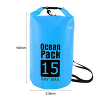 20L Inflatable Open Swimming Buoy Tow Float Dry Bag With Waist Belt For Boating Rafting Swimming Bucket Water Sport Safety Bag