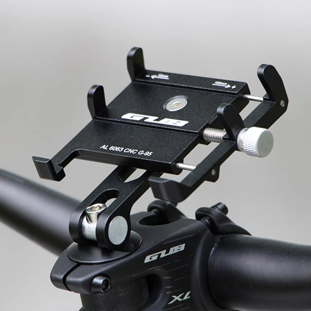 GUB Handlebar Mobilephone Support Aluminum Alloy Bicycle Stem Mount Bracket Adjustable Centered Installation Cycling Equipment