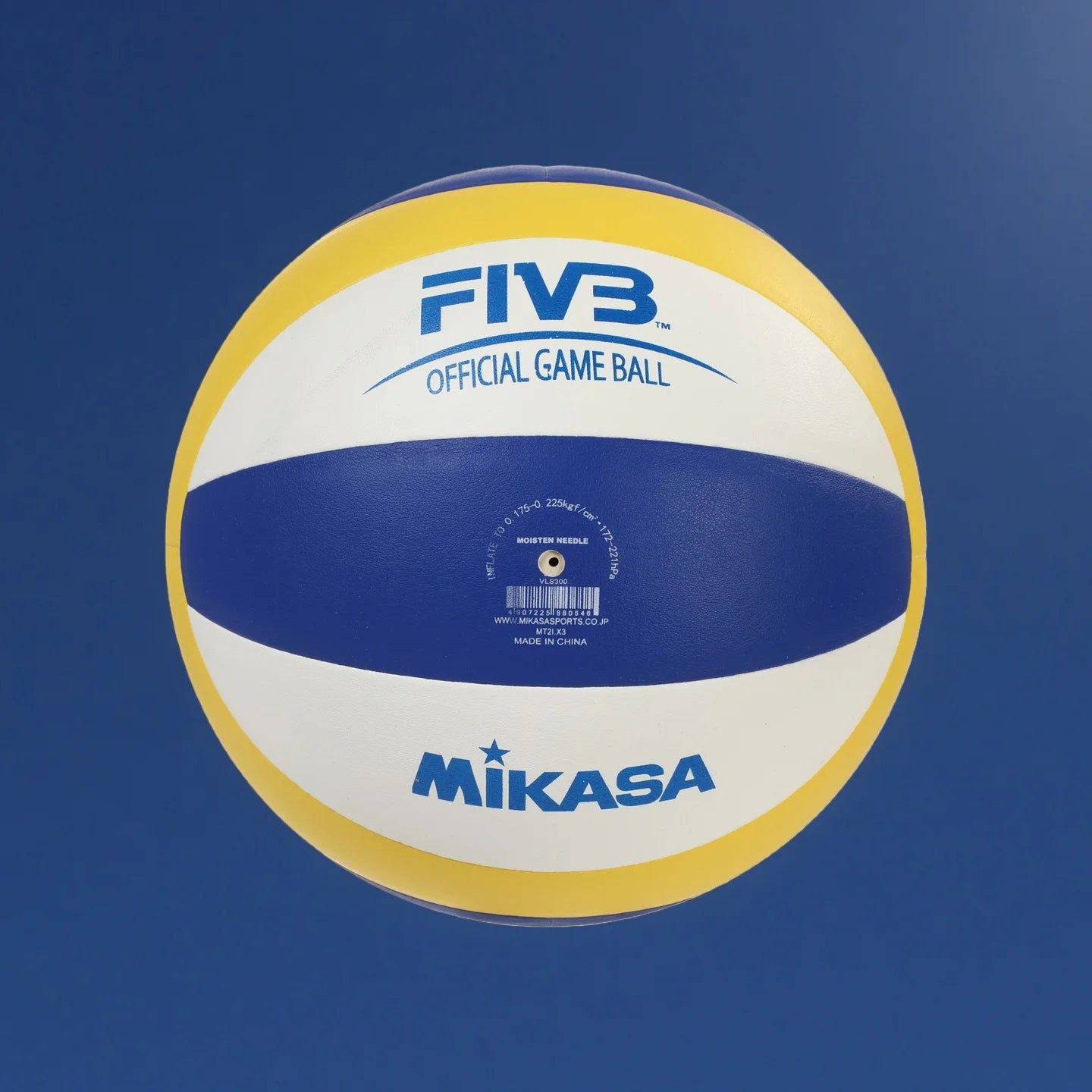 VLS300 V330W Volleyball Blue Yellow Size 5 High-end PU Hot Glue Volleyball for Teen and Adult