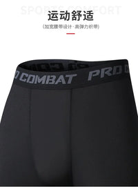 Men Gym Sportswear Muscle Bodybuilding Compression Pants Running Sports Long Pants Jogging Fitness Male Elastic Tights Trousers