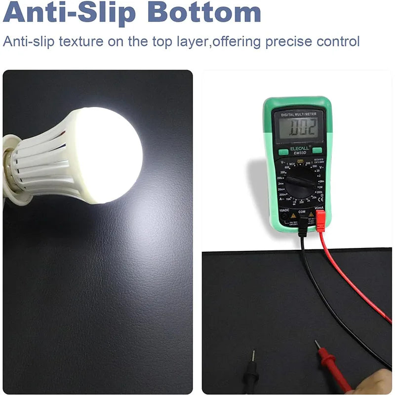 Grounding mat, suitable for home or office use to enhance health, with grounding wire for yoga mats