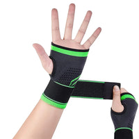 Gym Fitness Gloves Wrist Support Sports Wristband Therapy Protector Fingerless Safety Body Building Entertainment 1Piece