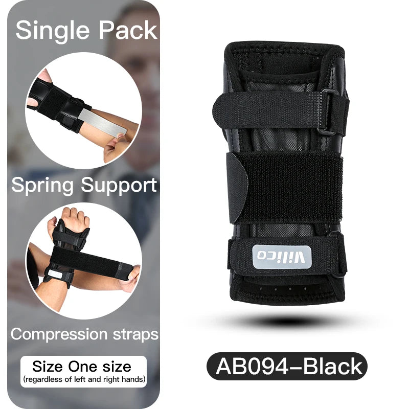 Adjustable Fitness Wristband Tennis Sports Wrist Support Bandages Hand Weights Brace Fingerless Gloves Straps Gym Wrist Wraps
