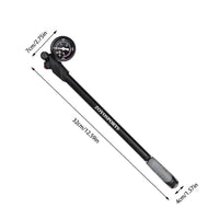 Bike Air Fork Pump 300psi High-Pressure MTB Bike Rear Air Pump Universal Bicycle Pump With Gauge And Air Bleed Button Mountain