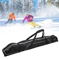 172cm Ski Travel Bag Adjustable Ski and Snowboard Equipment Travel Bag  Handle Waterproof Accessories for Road Trips