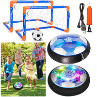 Air Power Hover Ball with LED Light and Foam Bumper Indoor Outdoor Toys Air Floating Soccer Ball Soccer Ball Toys for Boys Girls