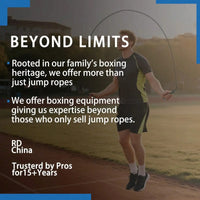 Adjustable Speed Jump Rope | 10ft Steel Cable | 360° Dual Bearings | Anti-Slip Metal Grips | Fast, Durable for CrossFit HIIT