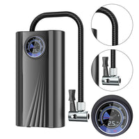 12V Mini Tire Pump High Precision Auto Air Compressor Quick Inflating Electronic Inflatable Pump Cigarette Lighter for Car Auto