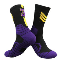 Professional Star Basketball Socks Elite Thick Sports Socks Adults Kids Non-slip Breathable Durable Towel Bottom Sports Socks