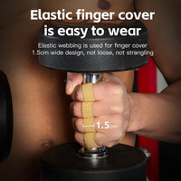 Powerlifting Gym Gloves Breathable Horizontal Bar Booster Gloves Weightlifting Leather Palm Guard Fitness Gloves for Men Women