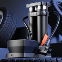 Foot Pedal Portable Pump High Pressure Bicycle Tire Air Pump Schrader Valve Car Basketball Inflator for Electric Car Motorbike