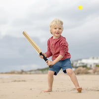 1 set EVA Kids Cricket Bat Set Outdoor Indoor Game Activity For Beach Toy Sports Game Interactive Playground Ball Bats Backyard