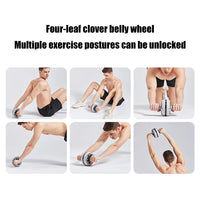 Abdominal Exercise Wheel Anti-Slip Rebound Core Strength Trainer Detachable Roller Wheel for Home and Gym Fitness Equipment