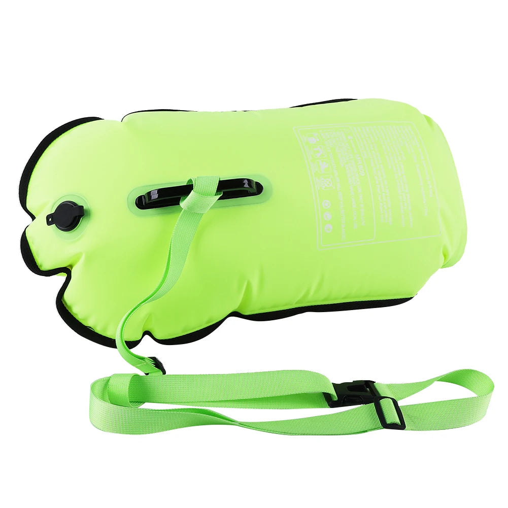 20L Inflatable Open Swimming Buoy Tow Float Dry Bag With Waist Belt For Boating Rafting Swimming Bucket Water Sport Safety Bag