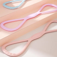 Figure 8 Yoga Resistance Band 35 LB Soft Silicone Exercise Band Quick Rebound Fitness Resistance Band Gym Stretching Pilates