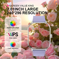 LAXASFIT 2025 New Smart Watch Bluetooth Call/Dial Multiple Sports Modes SMS Alert IP68 Waterproof Sports Smart Watch