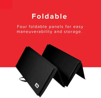4x6 ft Folding Exercise Mat - 2" Thick Foam for Yoga, Pilates, Home Workouts, Lightweight & Easy to Carry