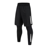Men Training Athletic Pants Quick Dry Running Leggings Gym Workout Compression Pants