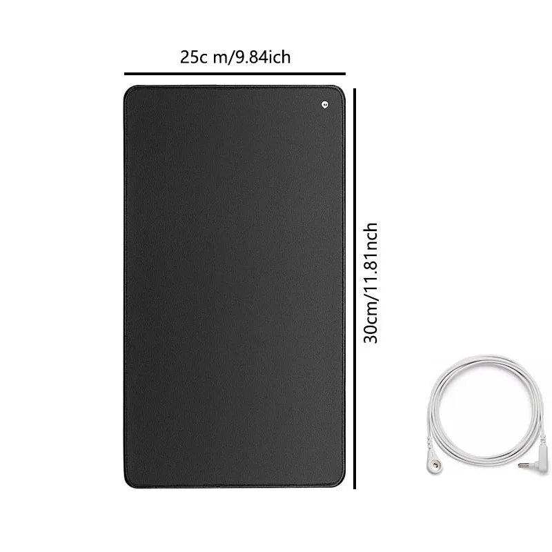 Grounding mat, suitable for home or office use to enhance health, with grounding wire for yoga mats