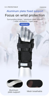 Adjustable Fitness Wristband Tennis Sports Wrist Support Bandages Hand Weights Brace Fingerless Gloves Straps Gym Wrist Wraps