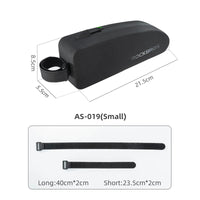 ROCKBROS Bicycle Bag Bike Frame Top Tube Bag Large Capacity Storage Waterproof Hard Shell Bicycle Bag MTB Road Bike Accessories