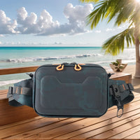 Fishing Bag Waterproof Fishing Fanny Pack with Adjustable Belt Fishing Shoulder Bag for Outdoor Hiking Fishing