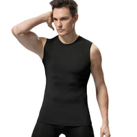 Men Quick Dry Running T-Shirts Compression Vest Sleeveless Quick-Drying Jersey Training Shirt Gym Mens Tank Top